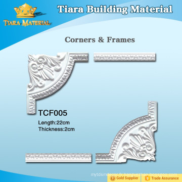 Polyuréthane durci en plastique plafond 3D avec différents styles